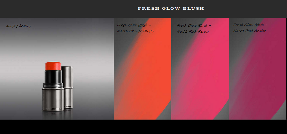 burberry fresh glow blush